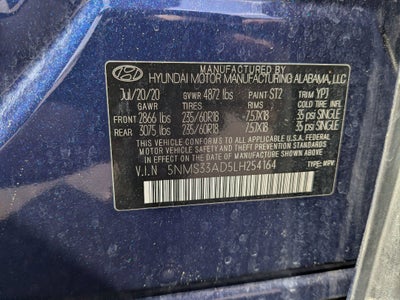 2020 Hyundai Santa Fe SEL