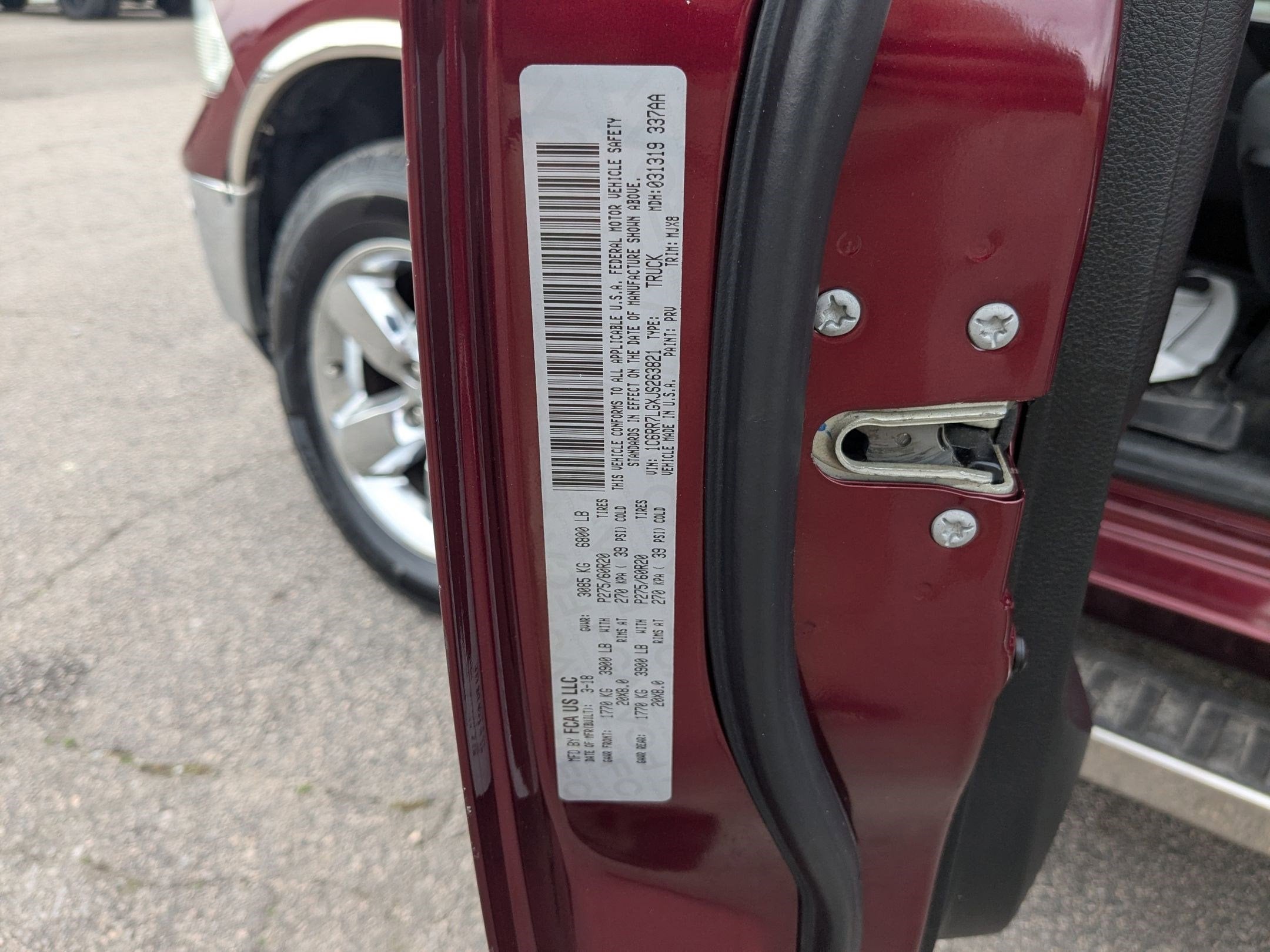 2018 RAM 1500 Big Horn Crew Cab 4x4 5'7' Box