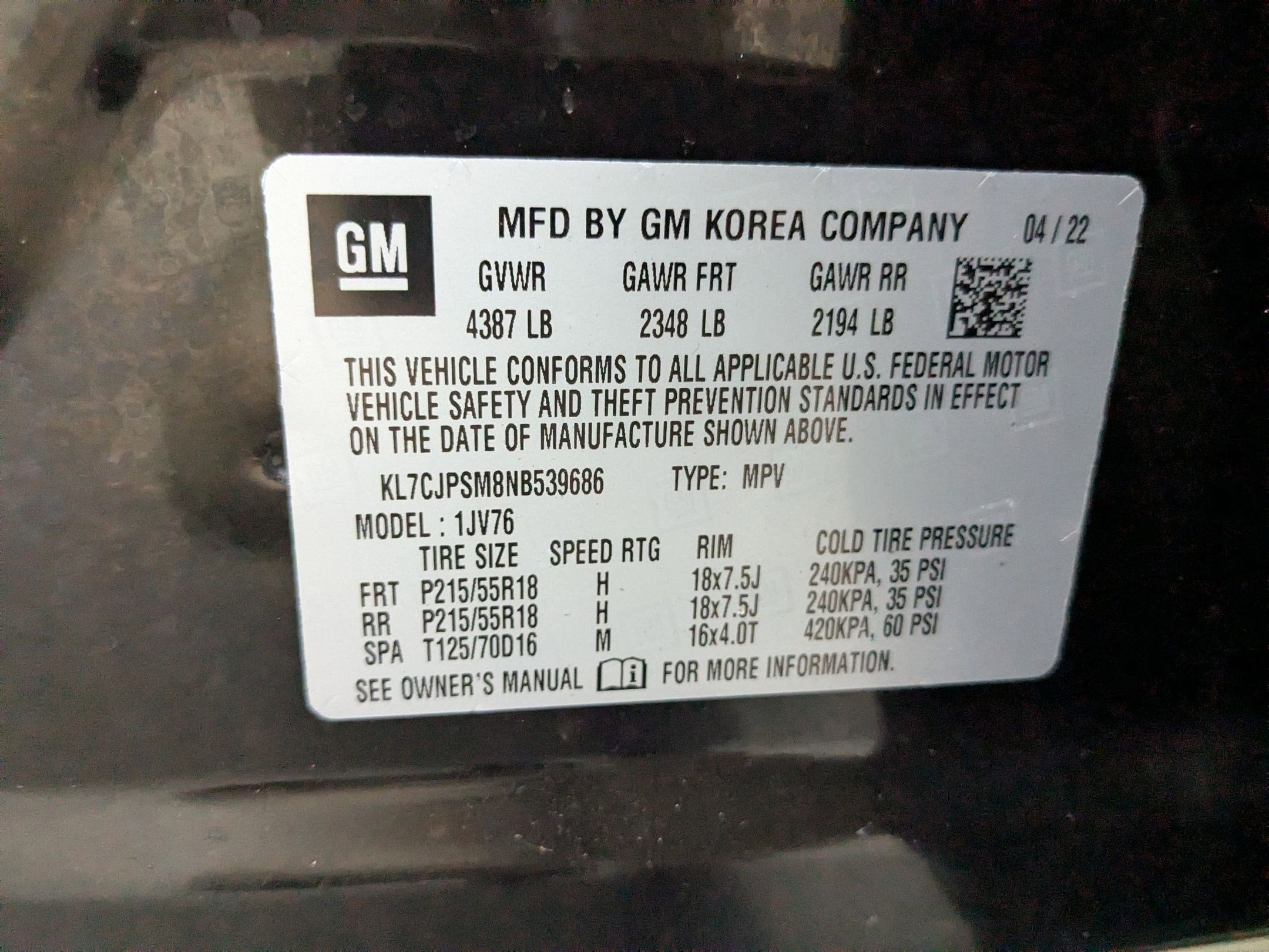 2022 Chevrolet Trax AWD LT