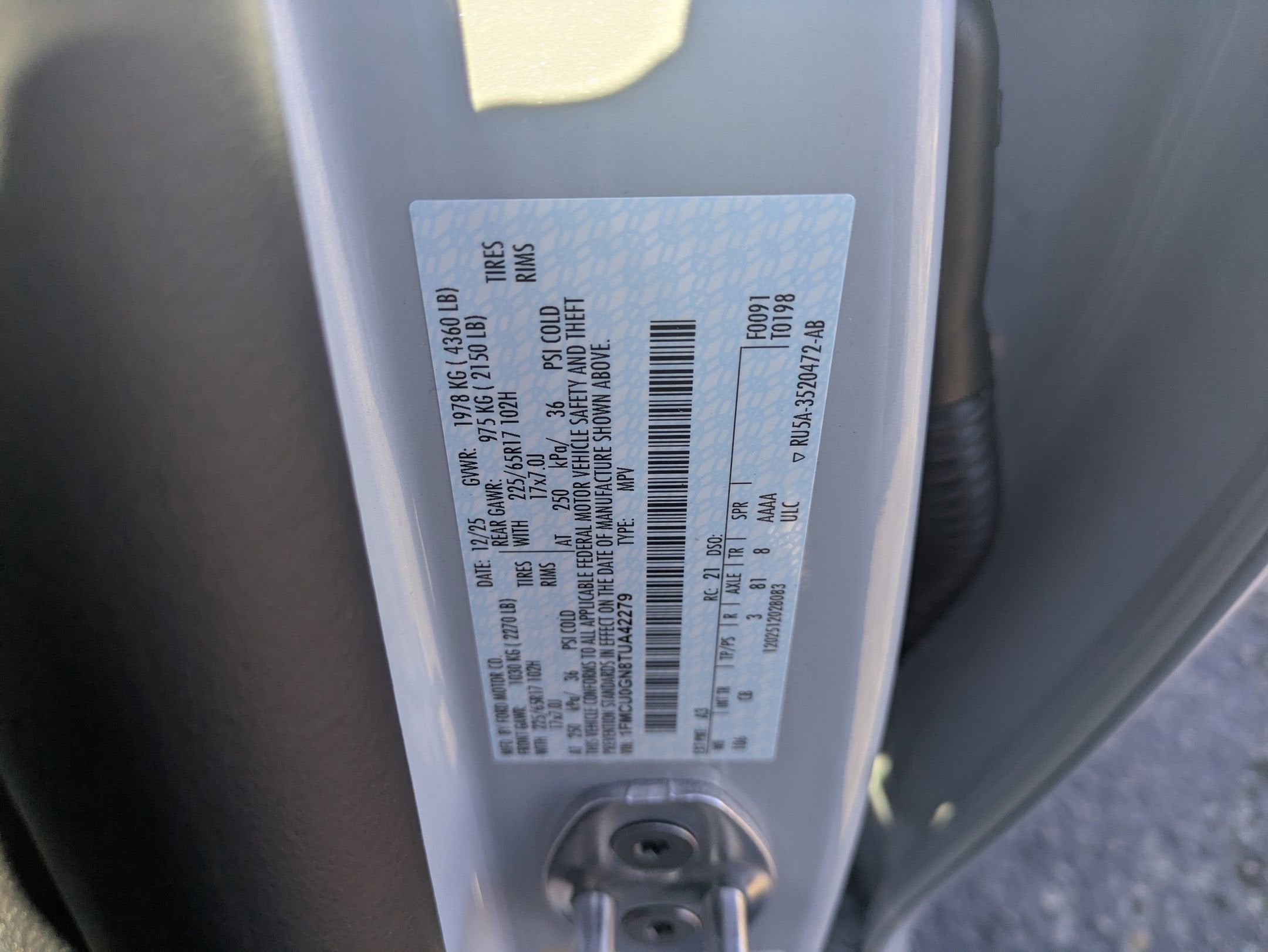 2026 Ford Escape Active