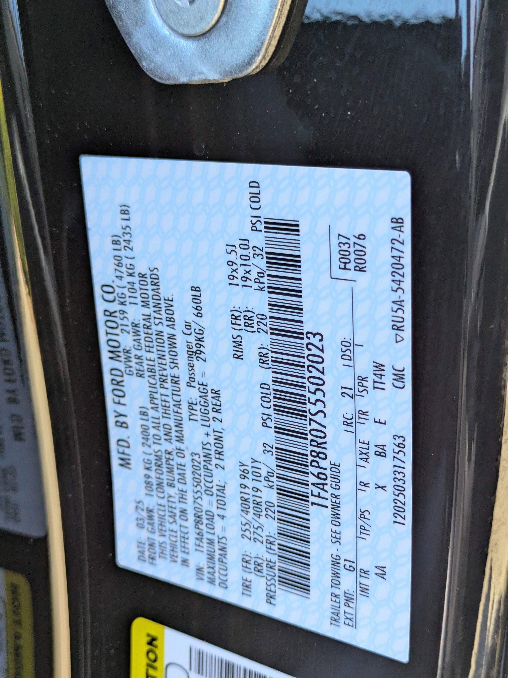 2025 Ford Mustang Dark Horse