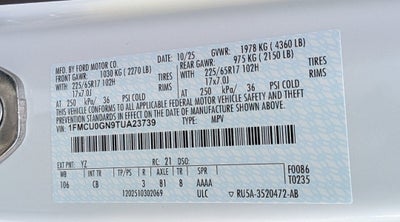 2026 Ford Escape Active