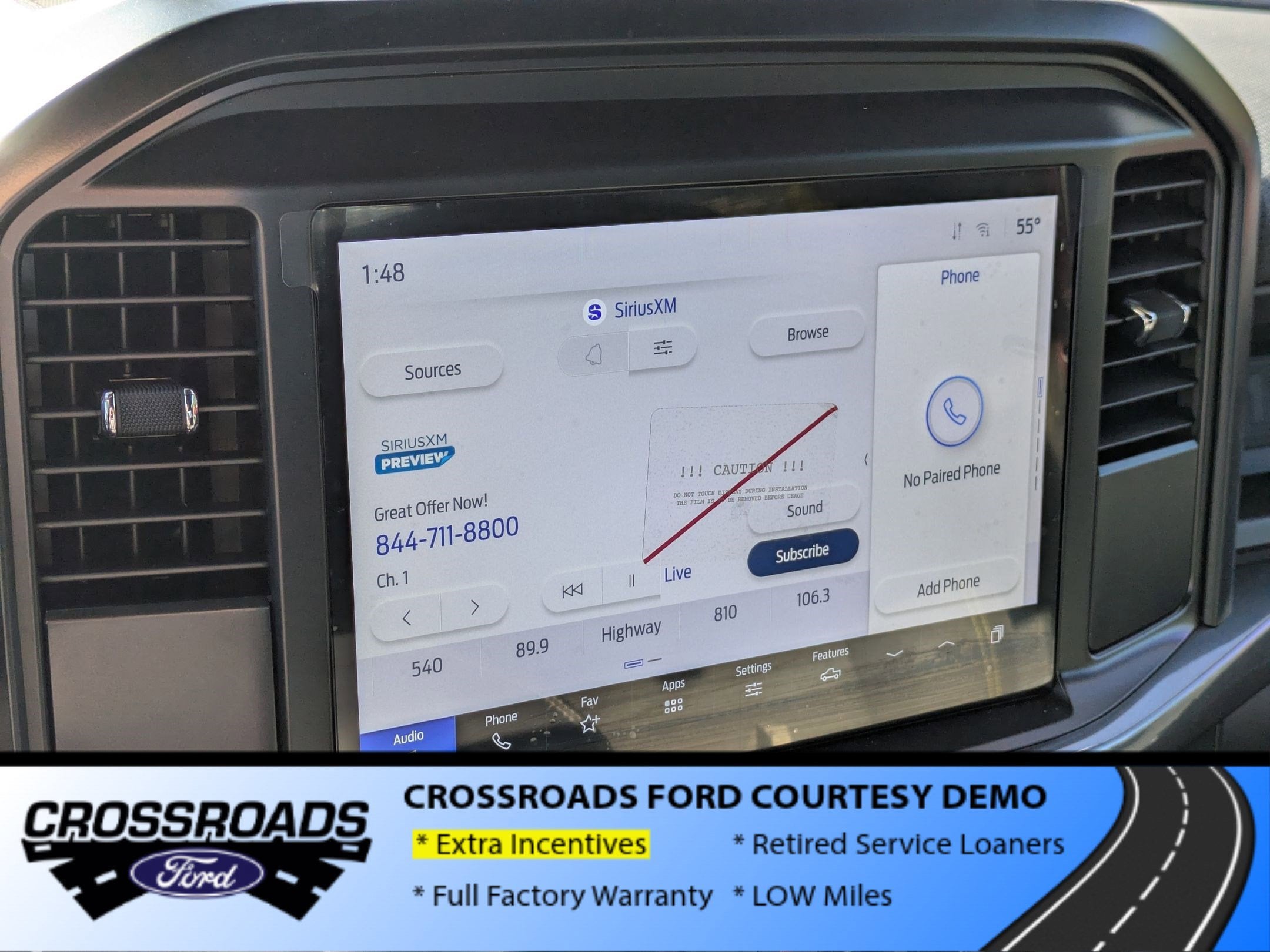 2025 Ford F-150 STX - Crossroads Courtesy Demo