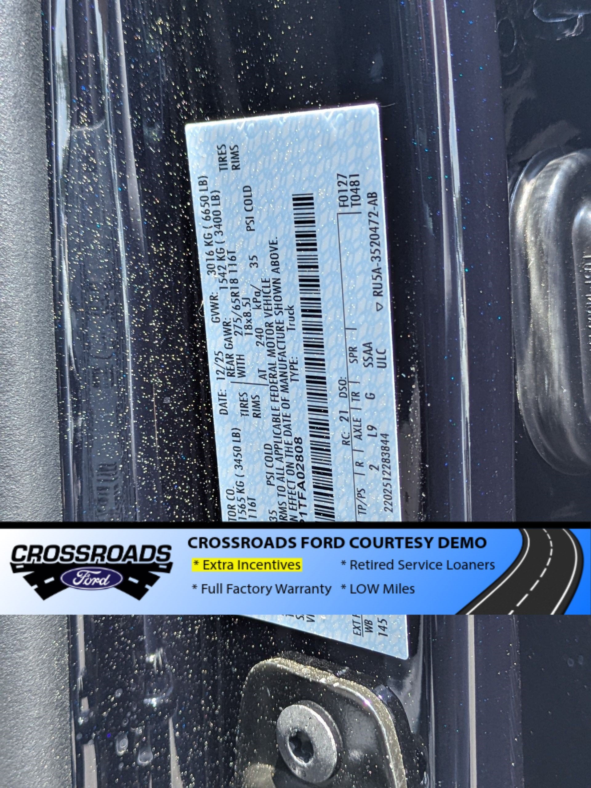 2026 Ford F-150 XLT - Crossroads Courtesy Demo