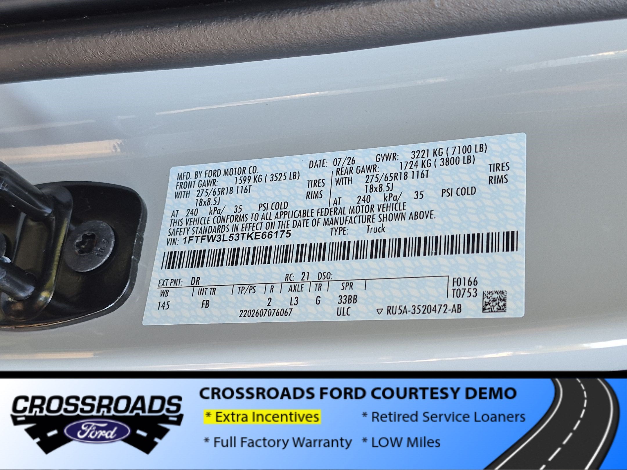 2026 Ford F-150 XLT - Crossroads Courtesy Demo