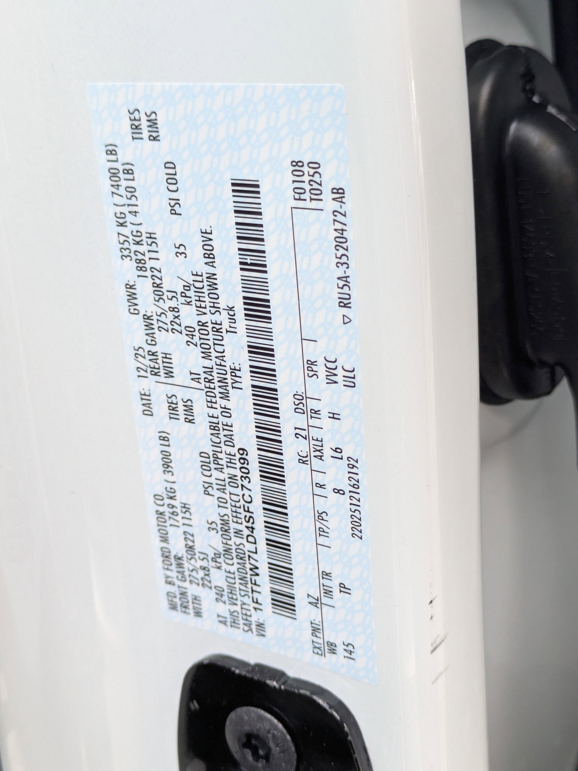 2025 Ford F-150 Platinum