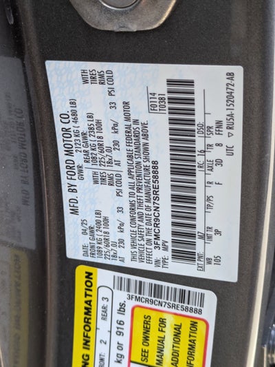 2025 Ford Bronco Sport Outer Banks