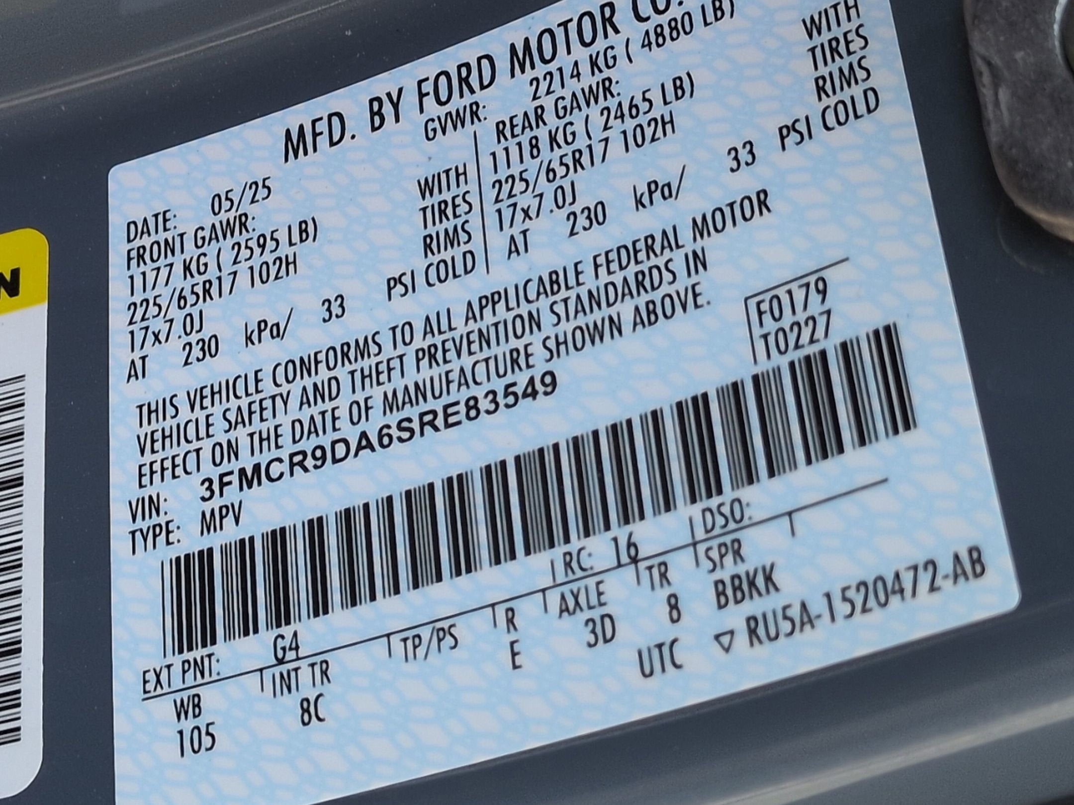 2025 Ford Bronco Sport Badlands