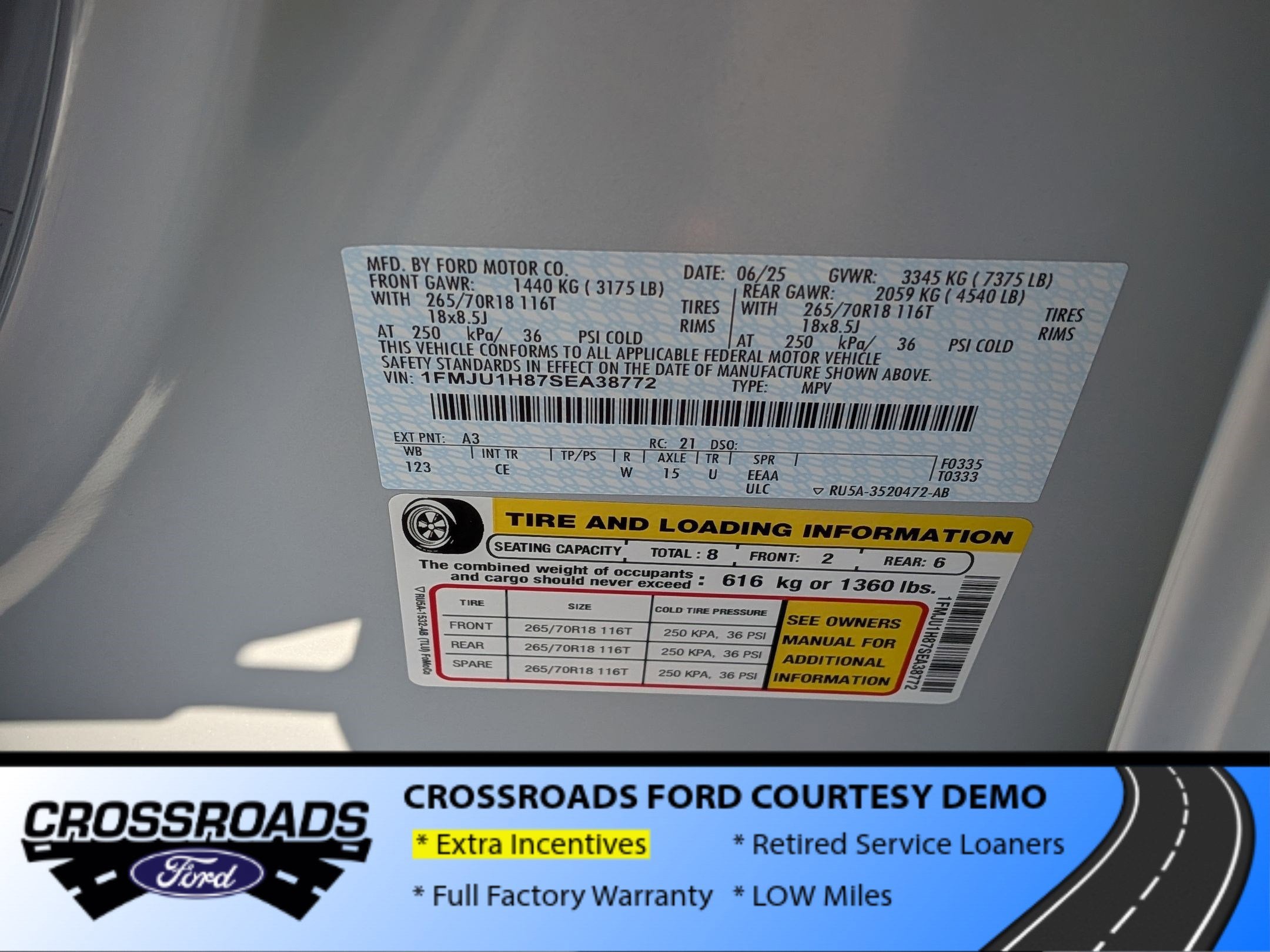 2025 Ford Expedition Active - Crossroads Courtesy Demo