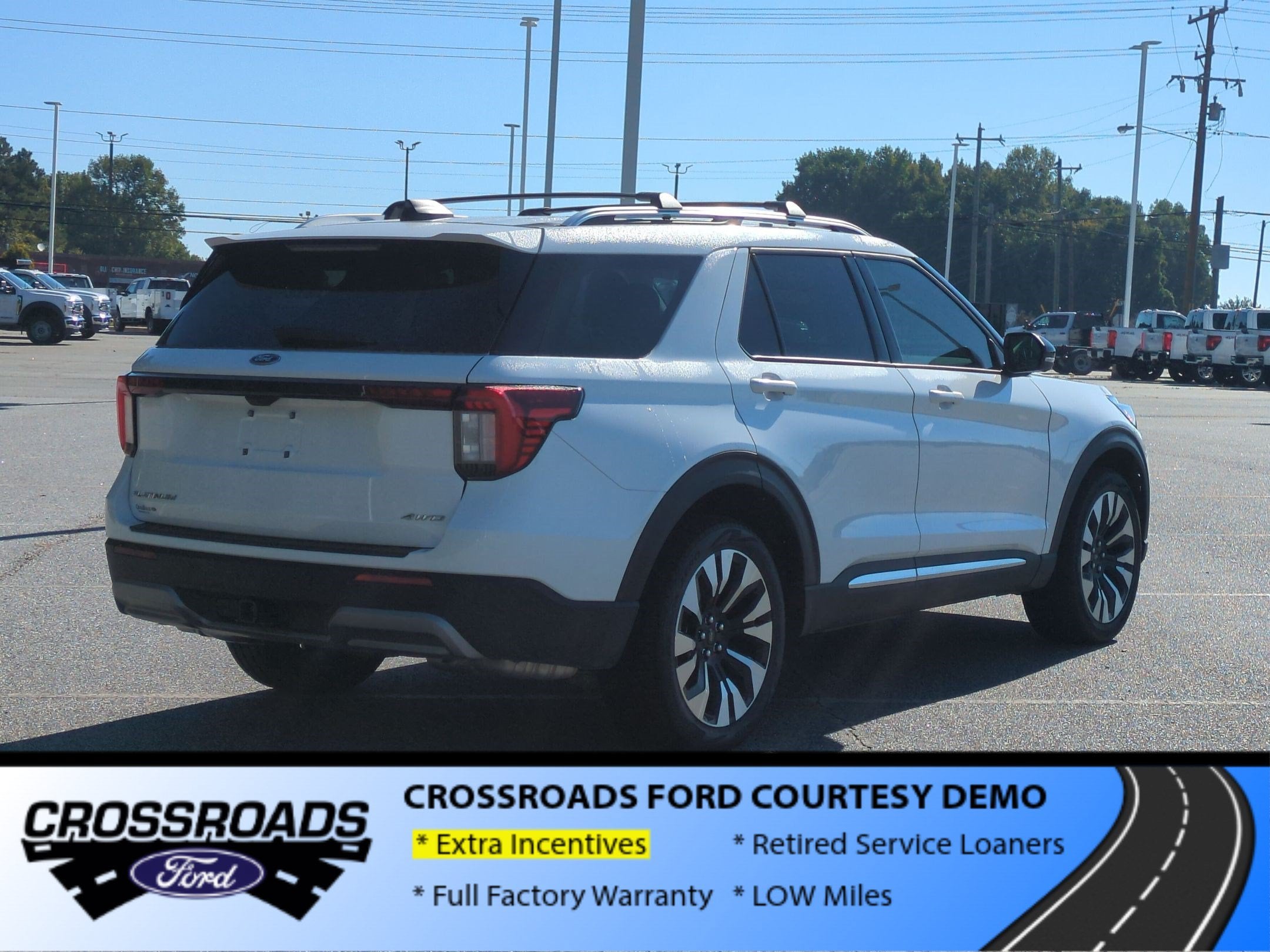 2026 Ford Explorer Platinum - Crossroads Courtesy Demo