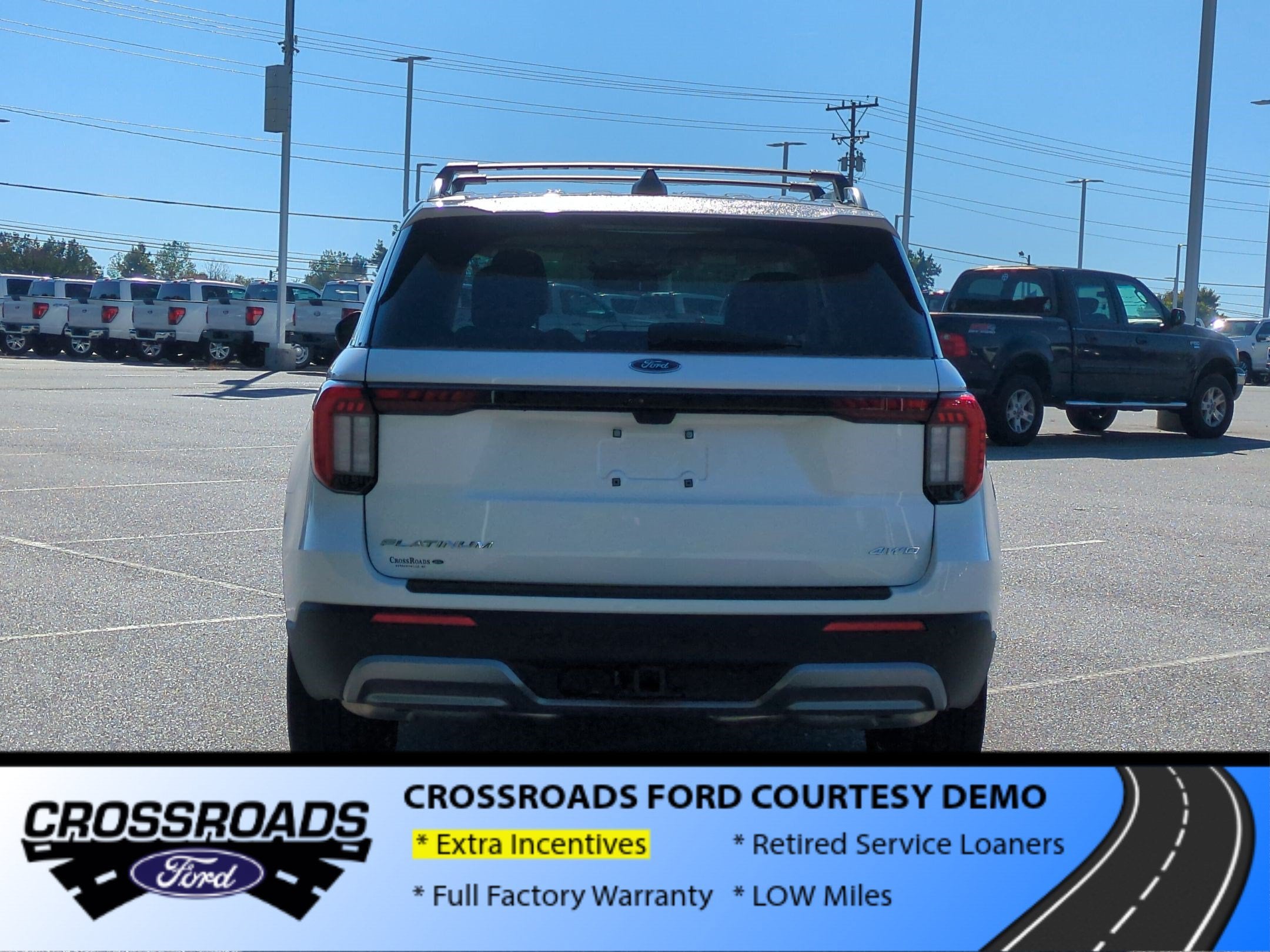 2026 Ford Explorer Platinum - Crossroads Courtesy Demo