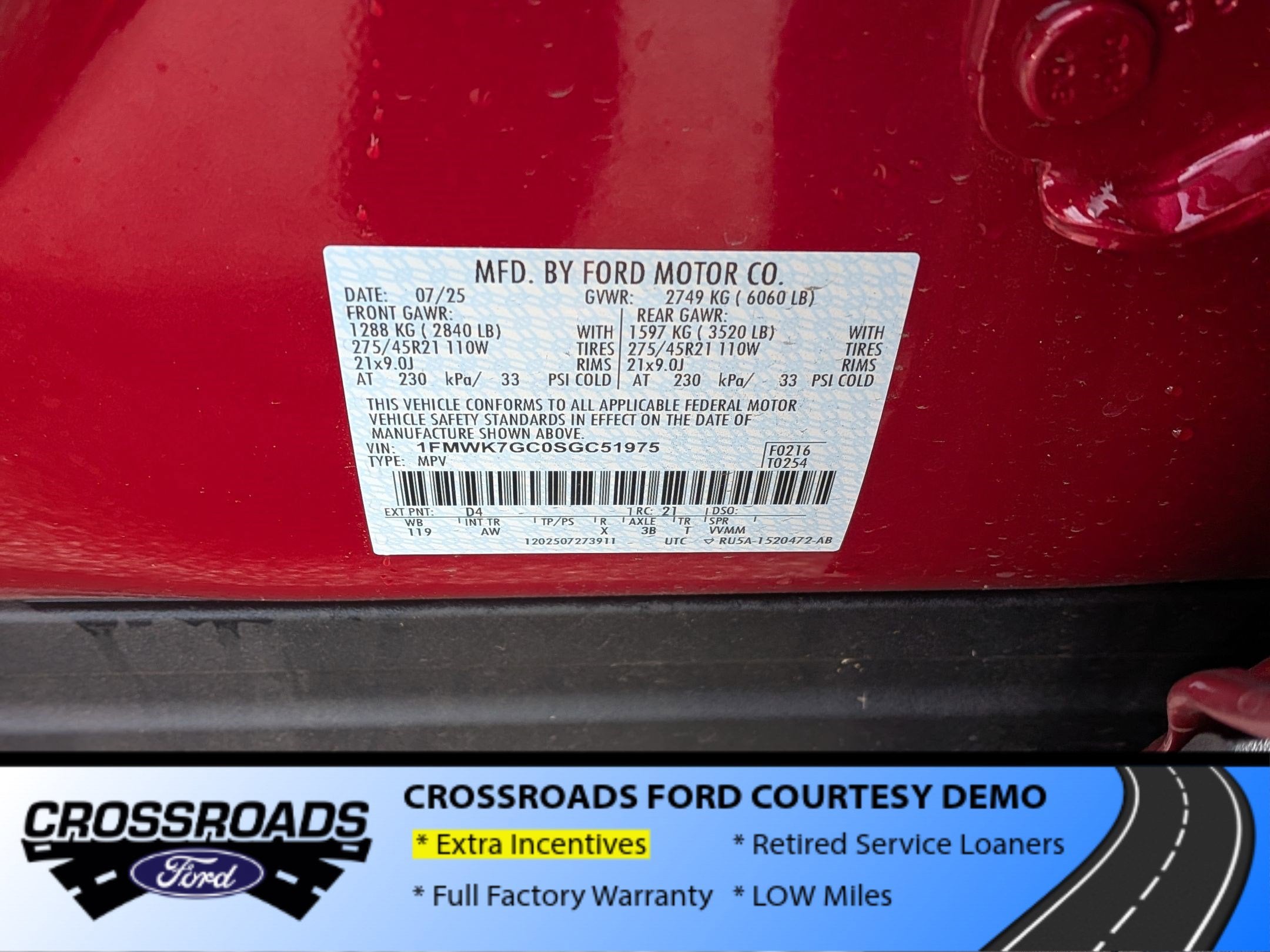 2025 Ford Explorer ST - Crossroads Courtesy Demo
