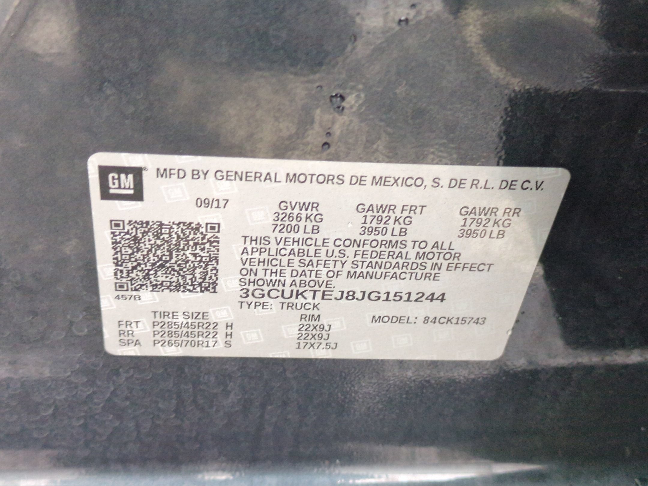 2018 Chevrolet Silverado 1500 High Country