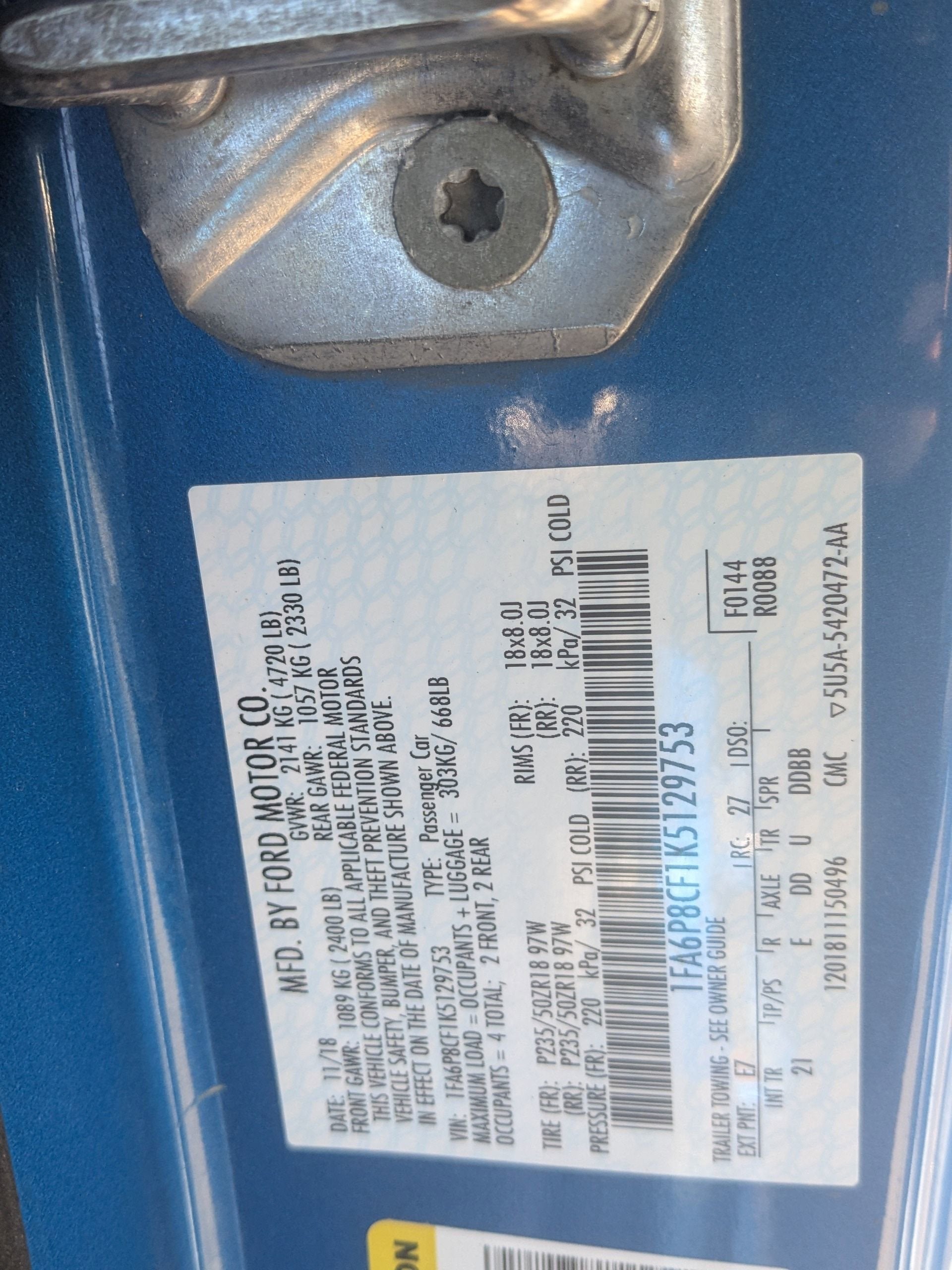 2019 Ford Mustang GT