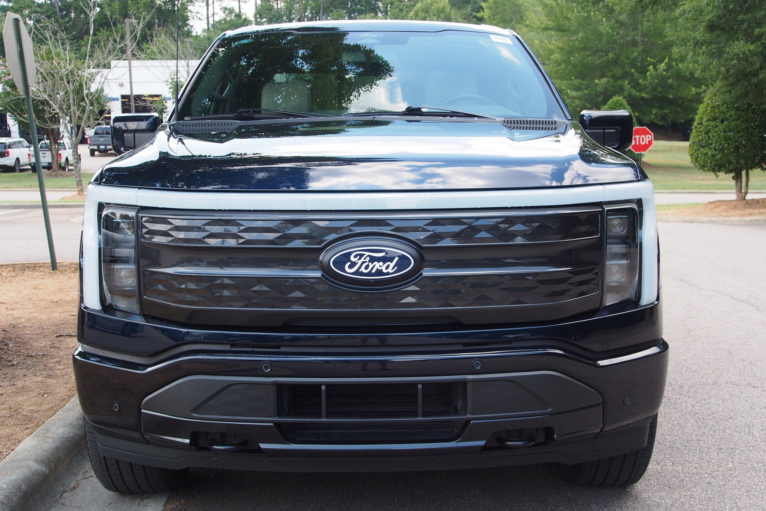 Used 2025 Ford F-150 Lightning Platinum with VIN 1FT6W7L71SWG22147 for sale in Wake Forest, NC