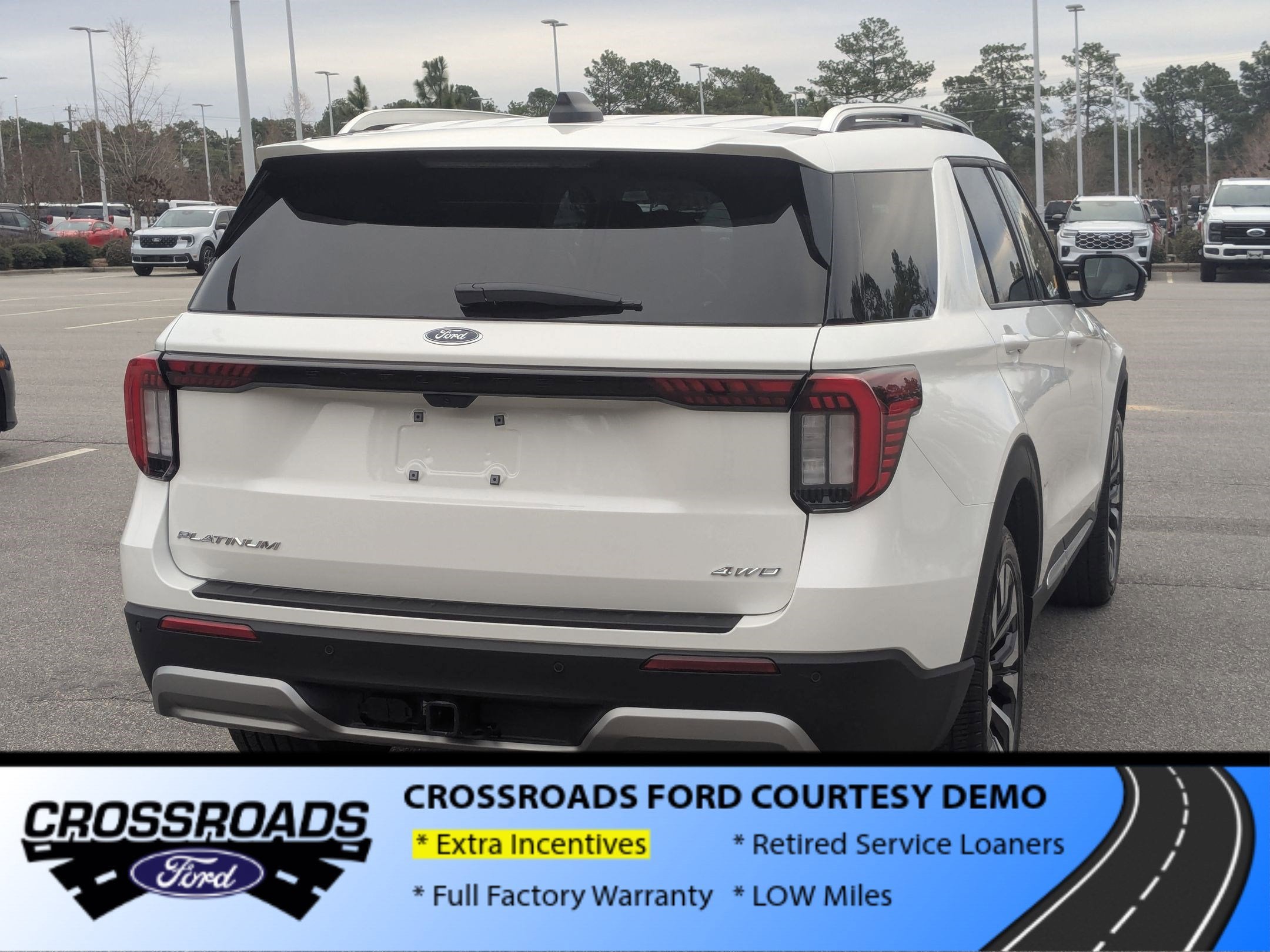 2026 Ford Explorer Platinum - Crossroads Courtesy Demo