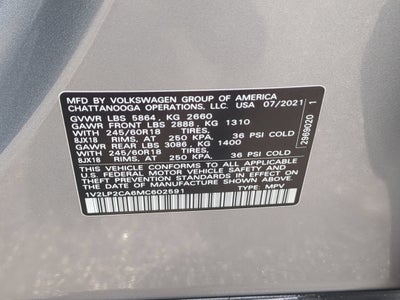 2021 Volkswagen Atlas 2.0T SE