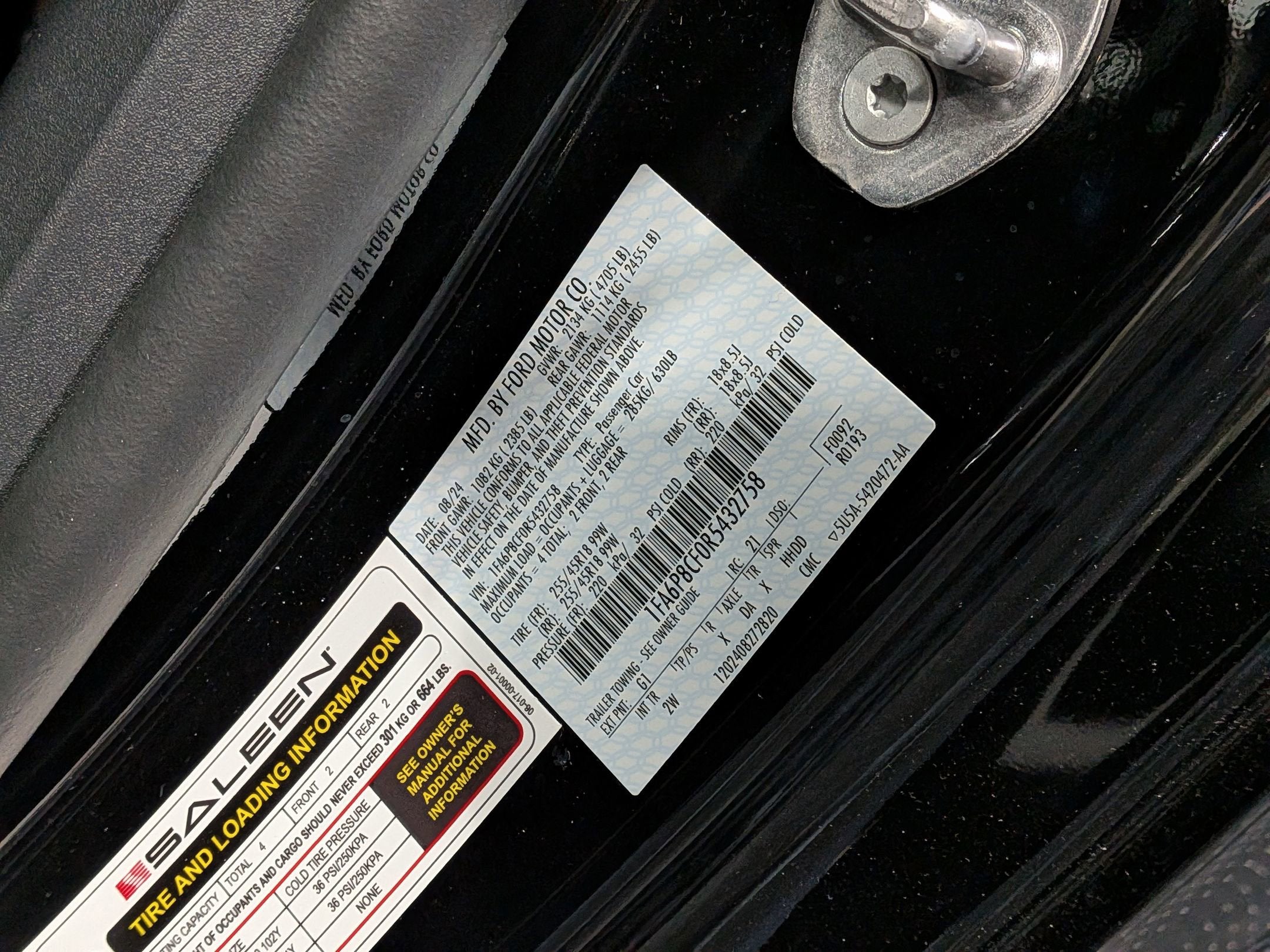 2024 Ford Mustang Saleen Yellow Label Yellow Label