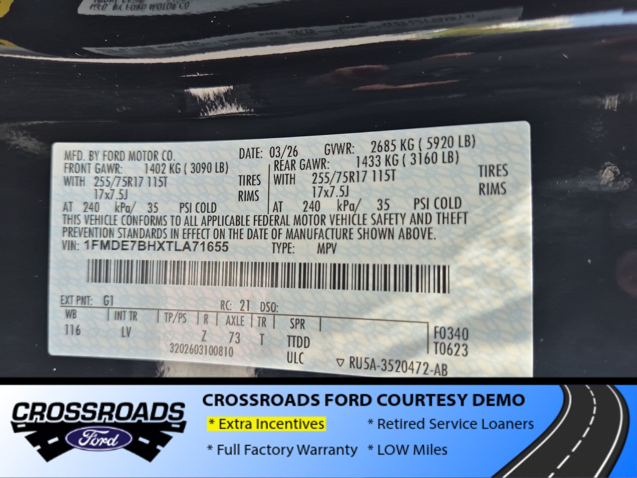 2026 Ford Bronco Big Bend - Crossroads Courtesy Demo