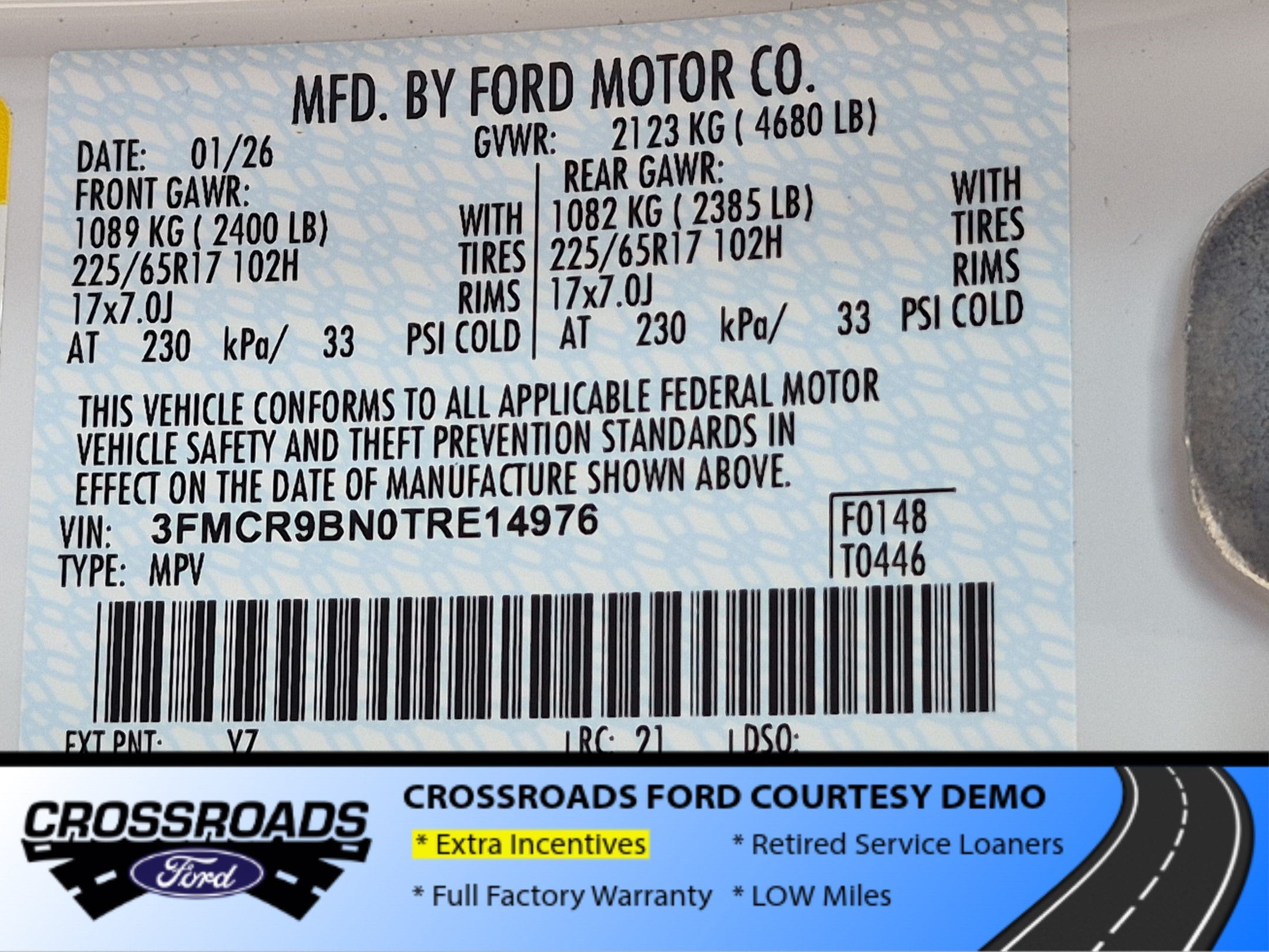 2026 Ford Bronco Sport Big Bend - Crossroads Courtesy Demo