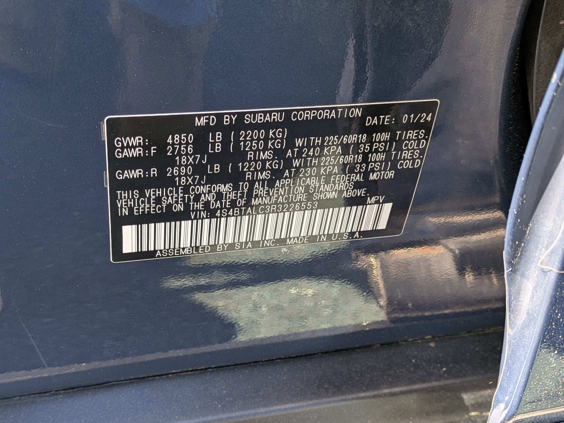 2024 Subaru Outback Onyx Edition