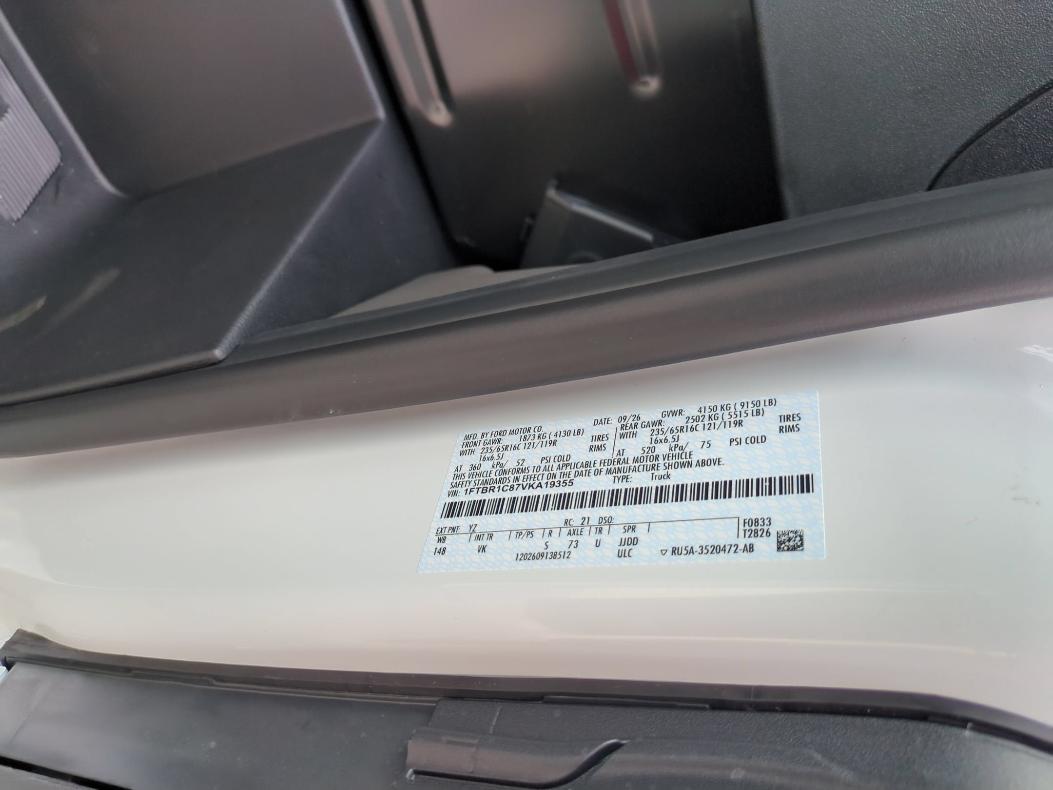 2027 Ford Transit Cargo Van Base