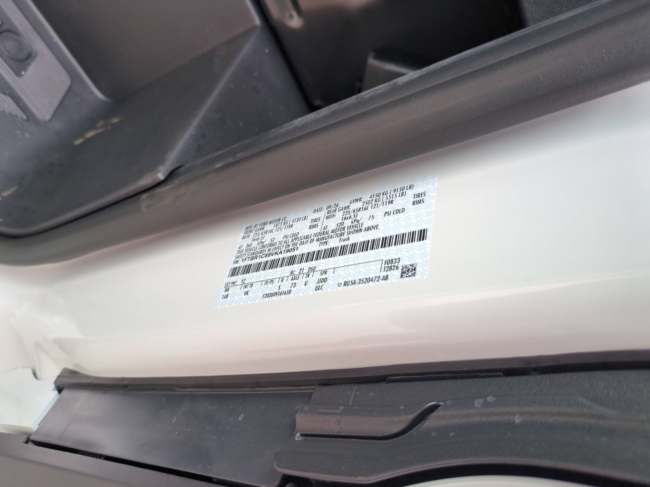 2027 Ford Transit Cargo Van Base