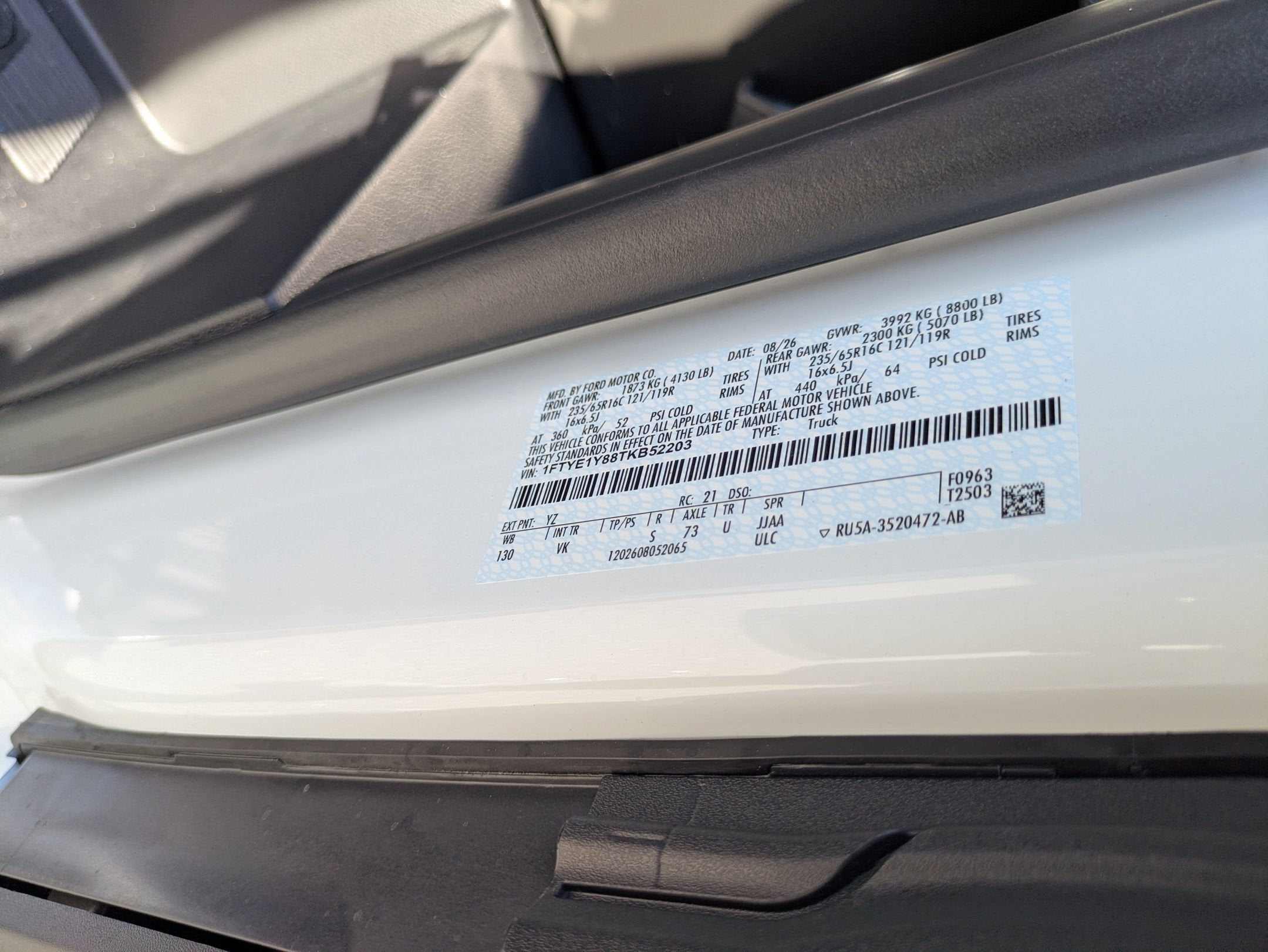 2026 Ford Transit Cargo Van Base