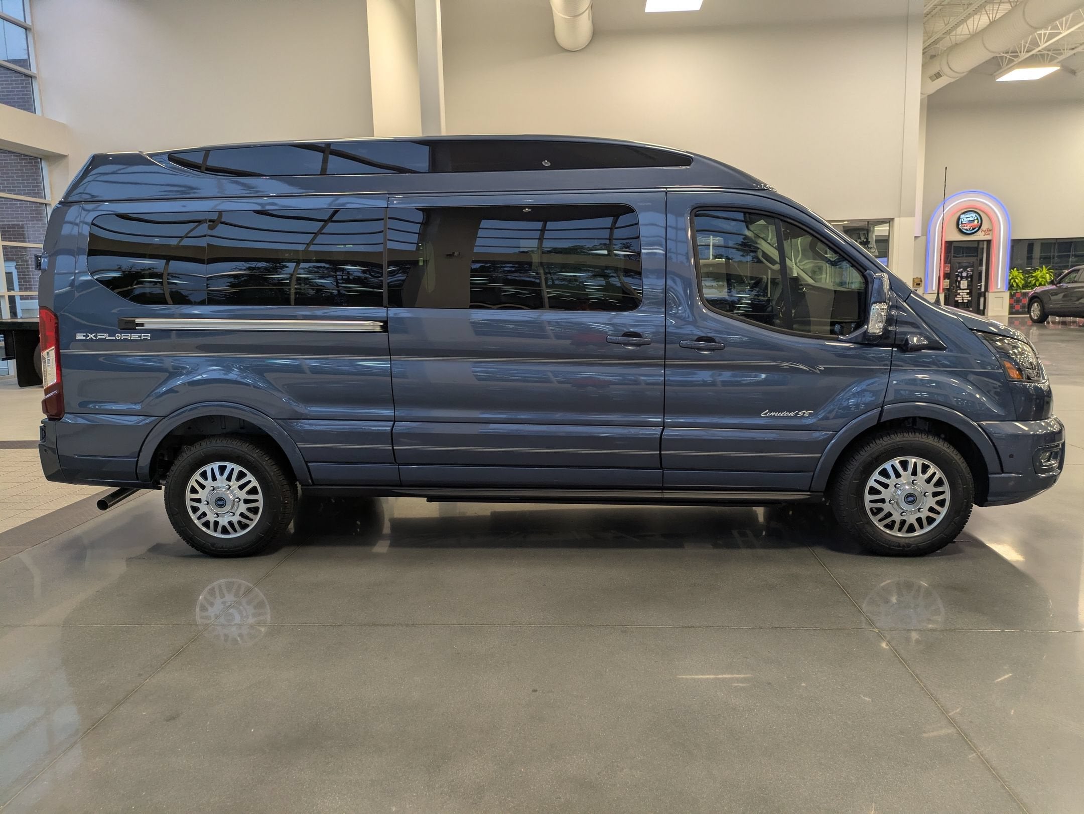 2026 Ford Transit Explorer Conversion 9 Passenger T-150 130" Low Rf 8800 GVWR AWD