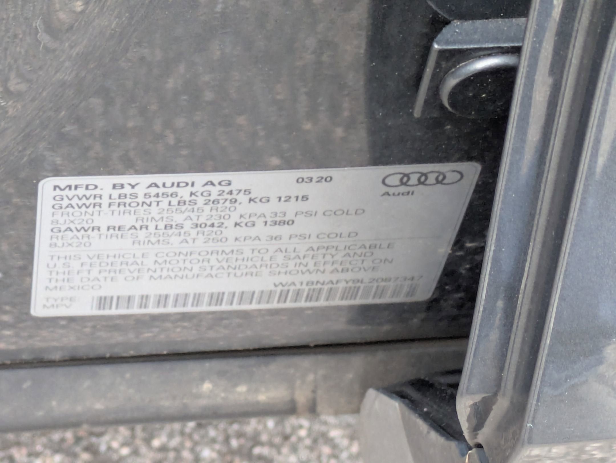 2020 Audi Q5 Premium Plus