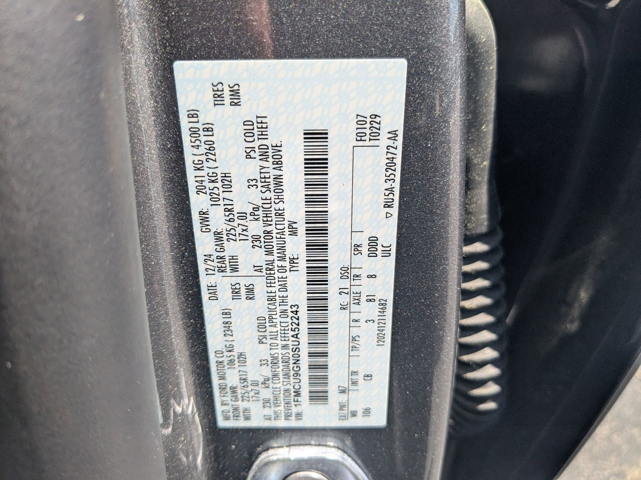 2025 Ford Escape Active