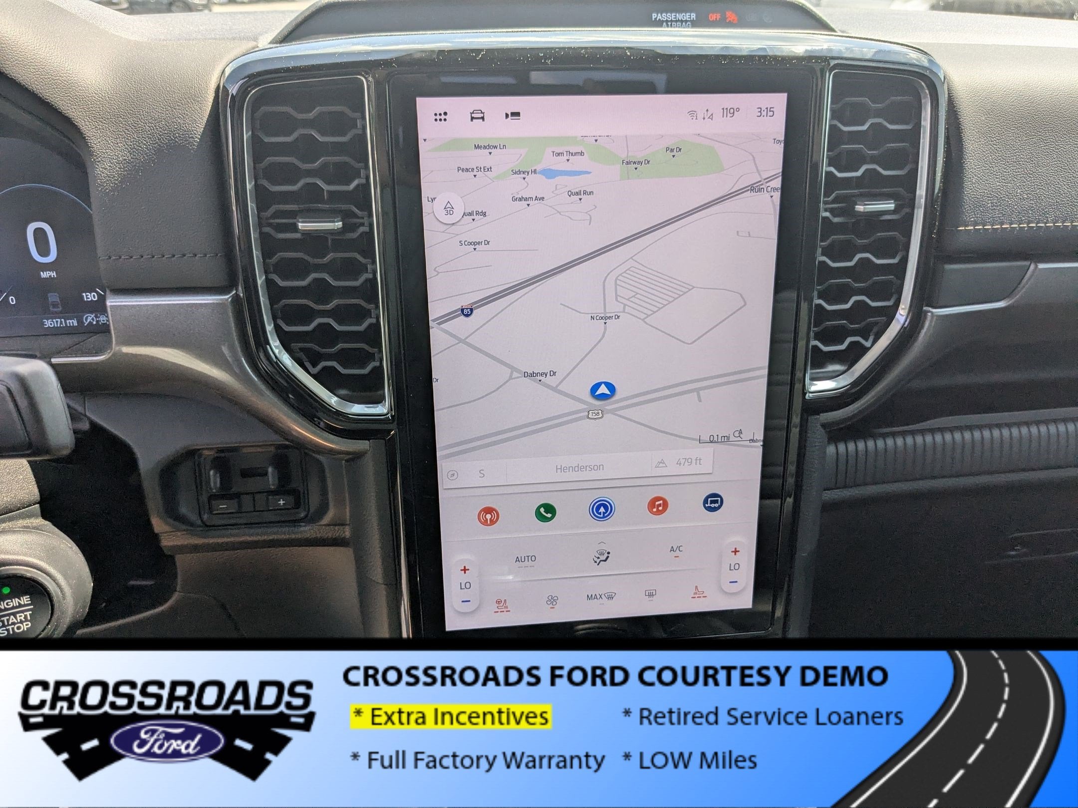 2025 Ford Ranger LARIAT - Crossroads Courtesy Demo