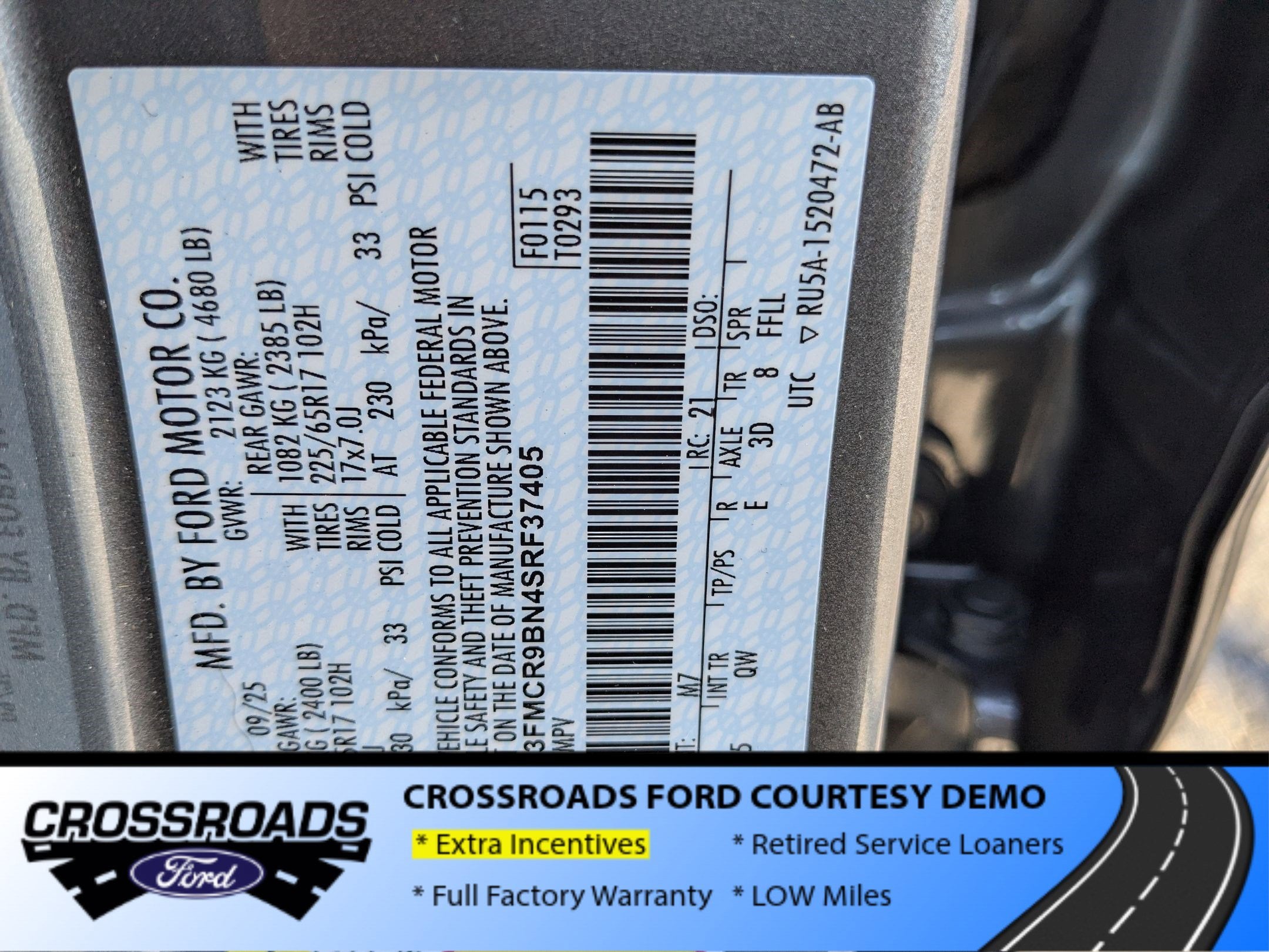 2025 Ford Bronco Sport Big Bend - Crossroads Courtesy Demo