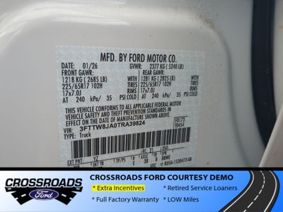 2026 Ford Maverick XLT - Crossroads Courtesy Demo