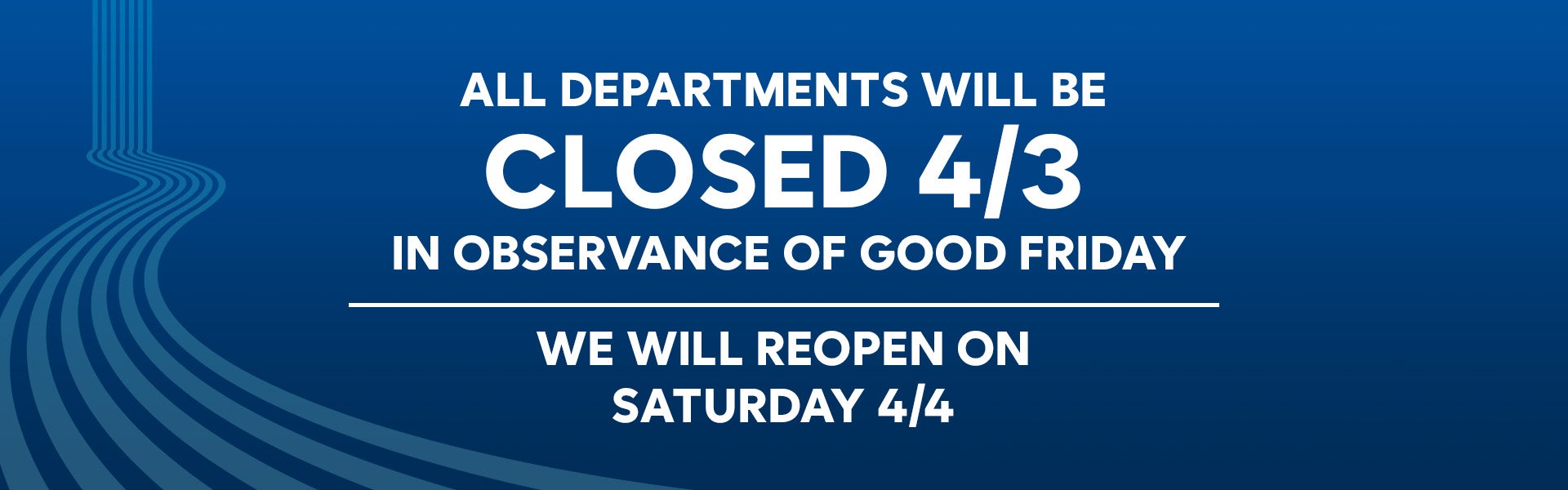 Closed Good Friday