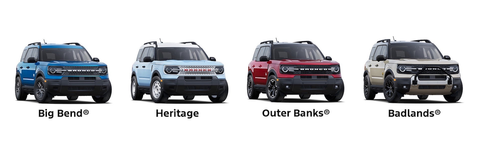 2025 Ford Bronco Sport Trim Levels